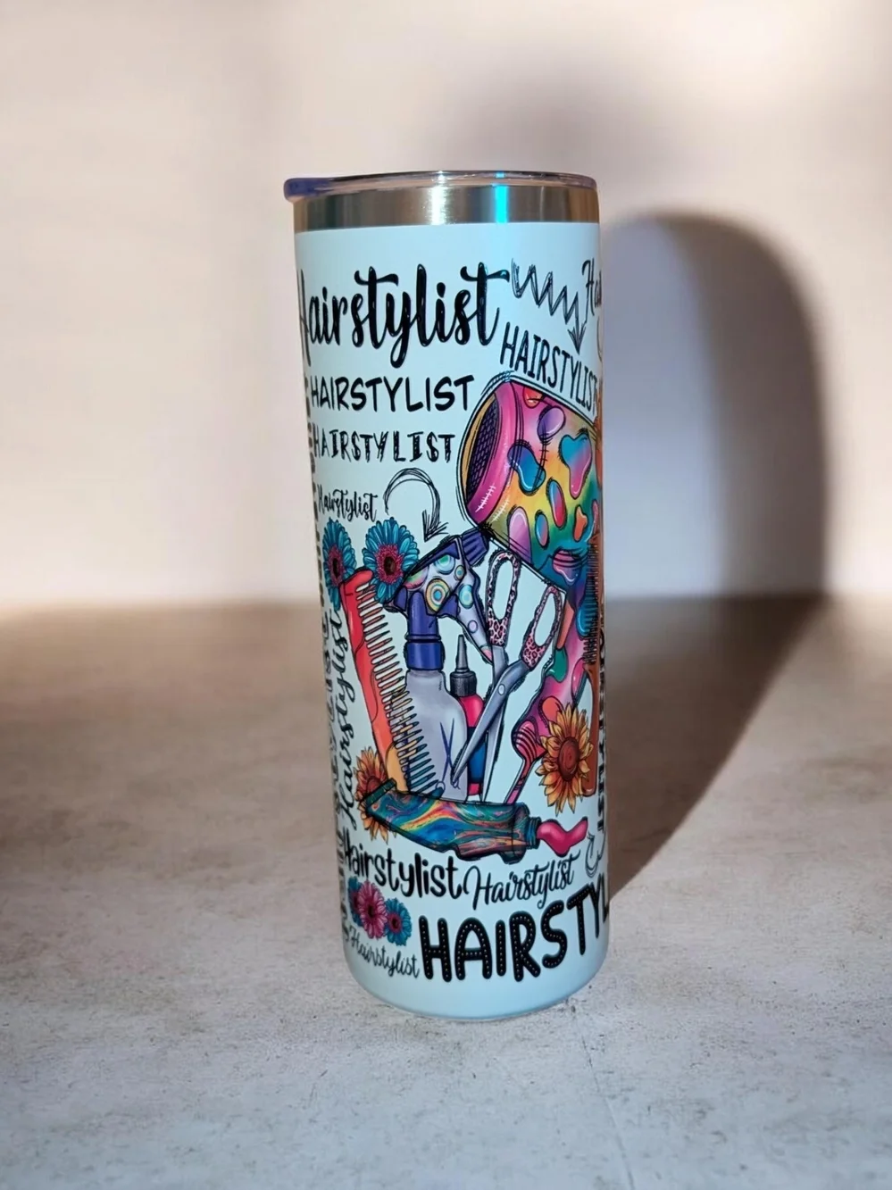 Hairstylist Stainless Steel Tumbler